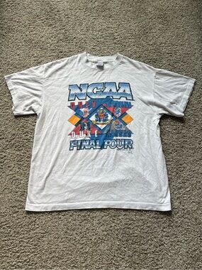 Vintage 1991 NCAA Final Four Kentucky Shirt Mens XL White Basketball duke UNC